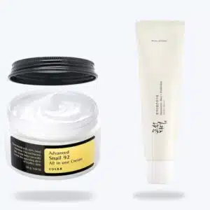 Freshness and Glowing Skin Package Korean Kosrex Snail Cream and Korean Beauty of Joseon Original Sunscreen